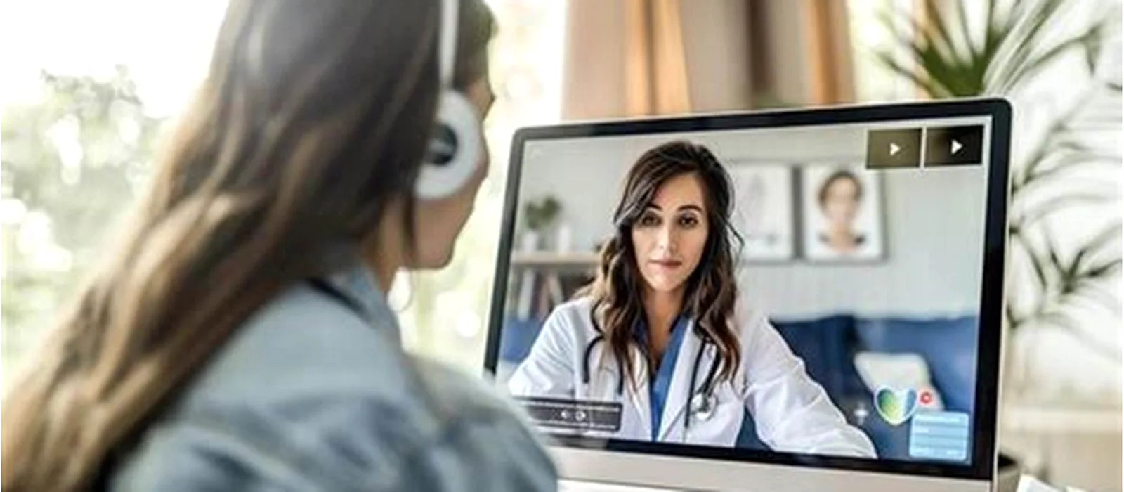 Telehealth video visit between patient and provider for GLP-1 prescription